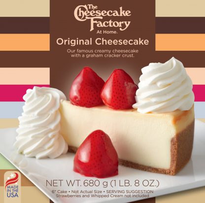 6 Inch Original Cheesecake from The Cheesecake Factory At Home range for UK & Europe Retailers