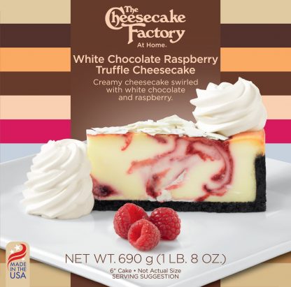 6 inch White Chocolate Raspberry Truffle Cheesecake