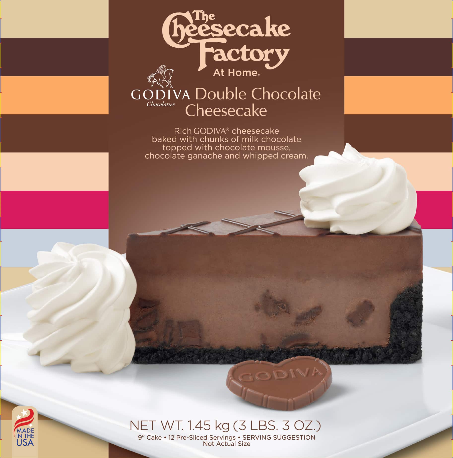 Godiva Double Chocolate Cheesecake Factory Schengen Desserts