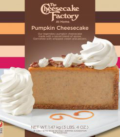9 inch Pumpkin Cheesecake