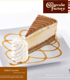 9 inch Salted Caramel Cheesecake