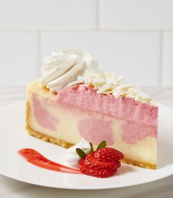 9" Wild Strawberries and Cream Cheesecake